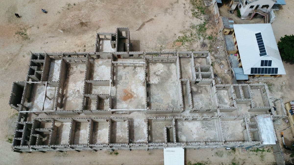 A construction site managed by Al-Sukhaam General Contract