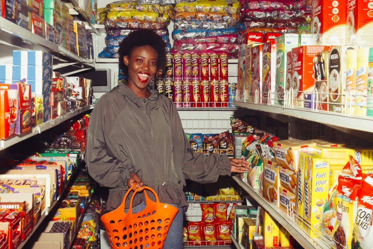 Everyday shopping at a Nigerian supermarket